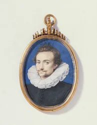 Retrato de um homem de negro, c. 1590-1600